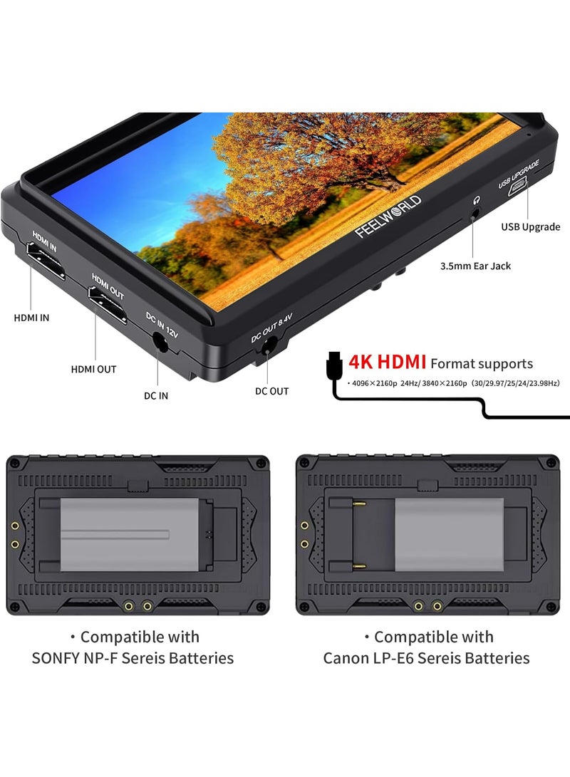 Feelworld شاشة FeelWorld S55 V3 4K HDMI - Image 5